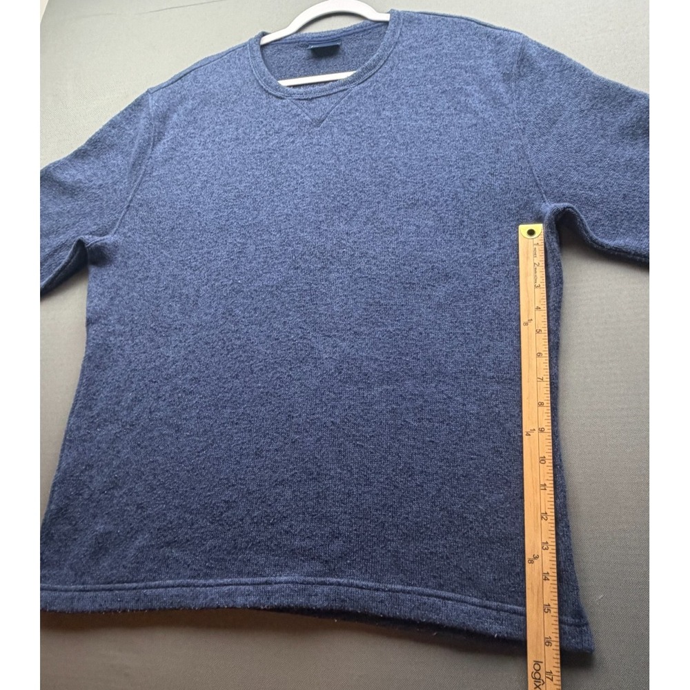 Crown & Ivy Sweater Fleece Pullover Heather Blue Crewneck | Men's Medium - Picture 6 of 10